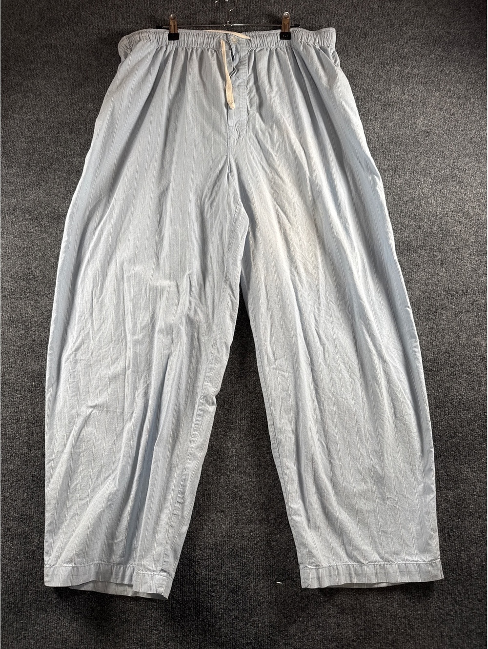 Nautica Mens XL Light Blue Cotton Lounge Pants Pajama Sleep Pants